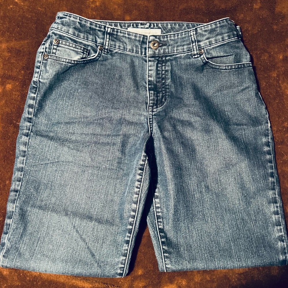 Chicos Platinum Jeans. Size 1.5